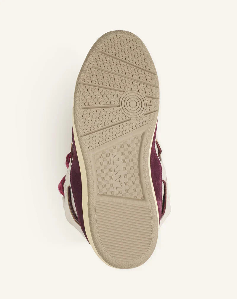 Lanvin Curb Beige En Bordeaux