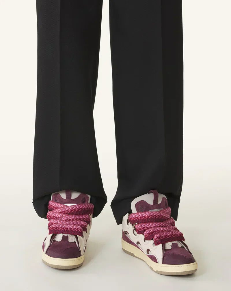 Lanvin Curb Beige En Bordeaux