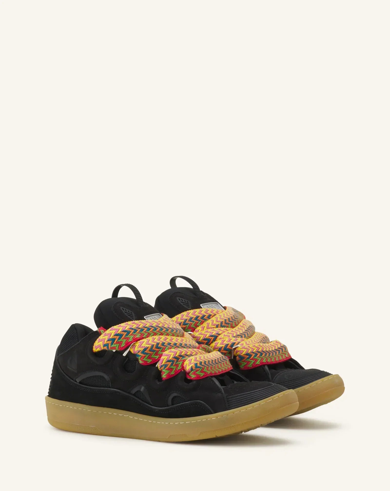 Lanvin Curb Zwart En Multicolor