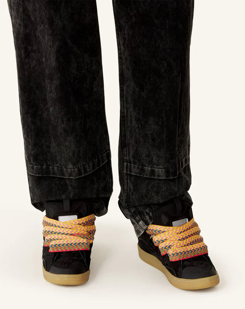 Lanvin Curb Zwart En Multicolor