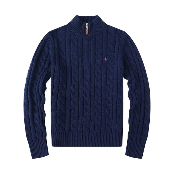 Quarter Zip Ralph Lauren Marineblauw