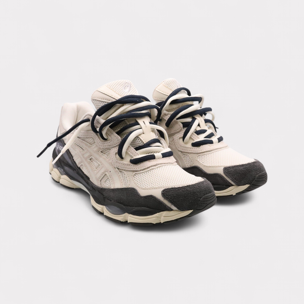GEL-NYC Wit Smoke Grijs - Dubbel Veters