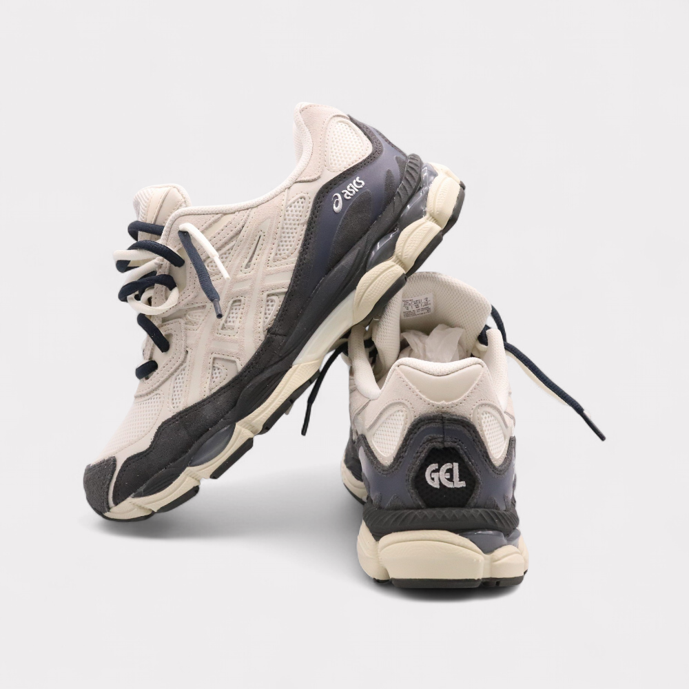GEL-NYC Wit Smoke Grijs - Dubbel Veters