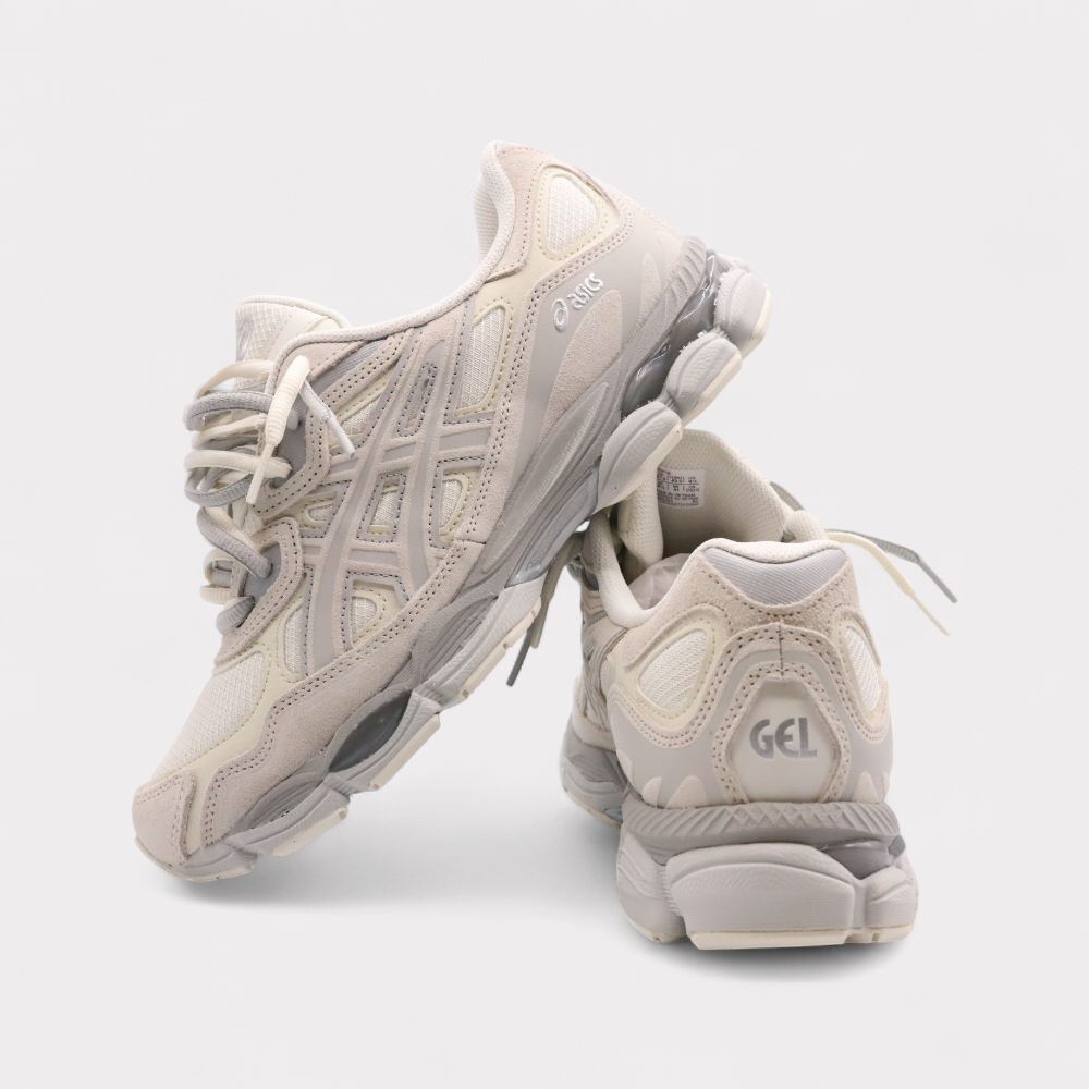 GEL-NYC Crème Grijs - Dubbel Veters