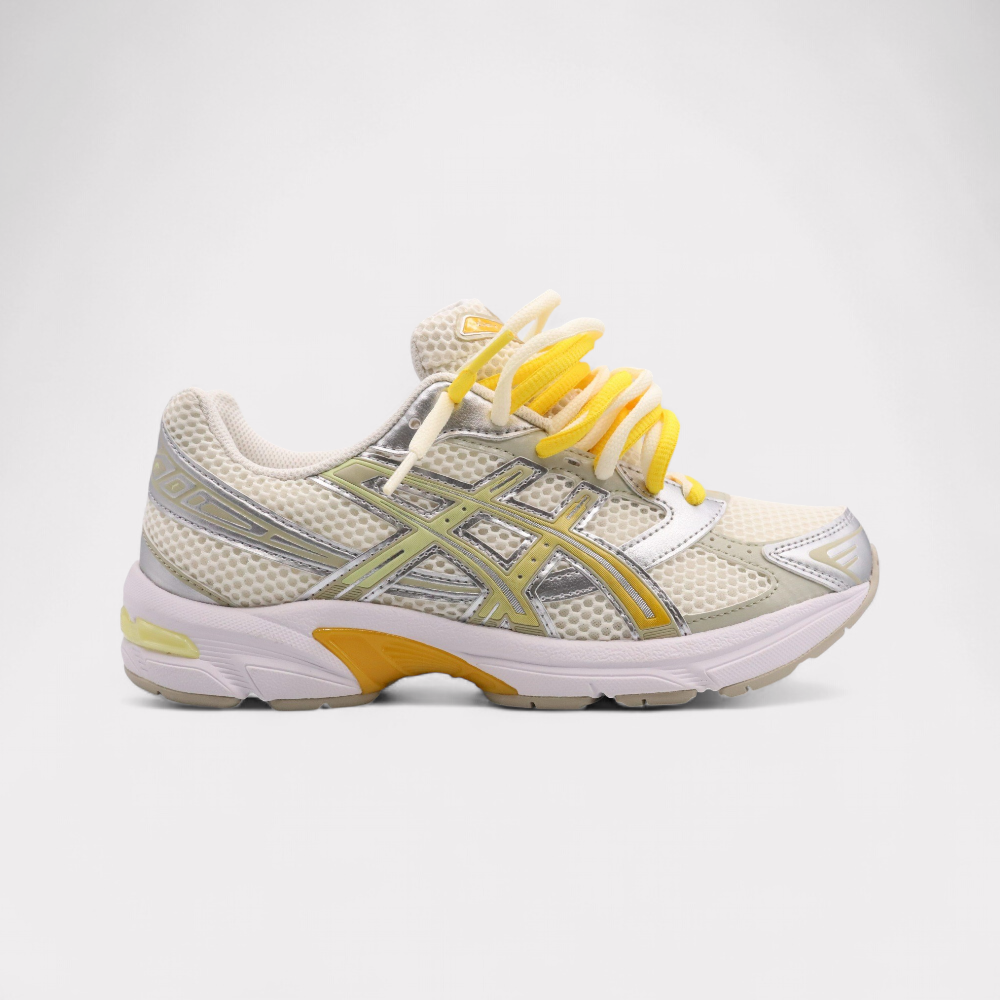 GEL-1130 Zilver Geel - Dubbel Veters