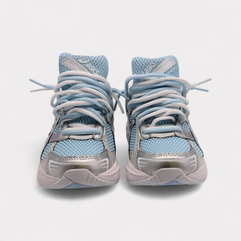 GEL-1130 Denim Puur Zilver - Dubbel Veters
