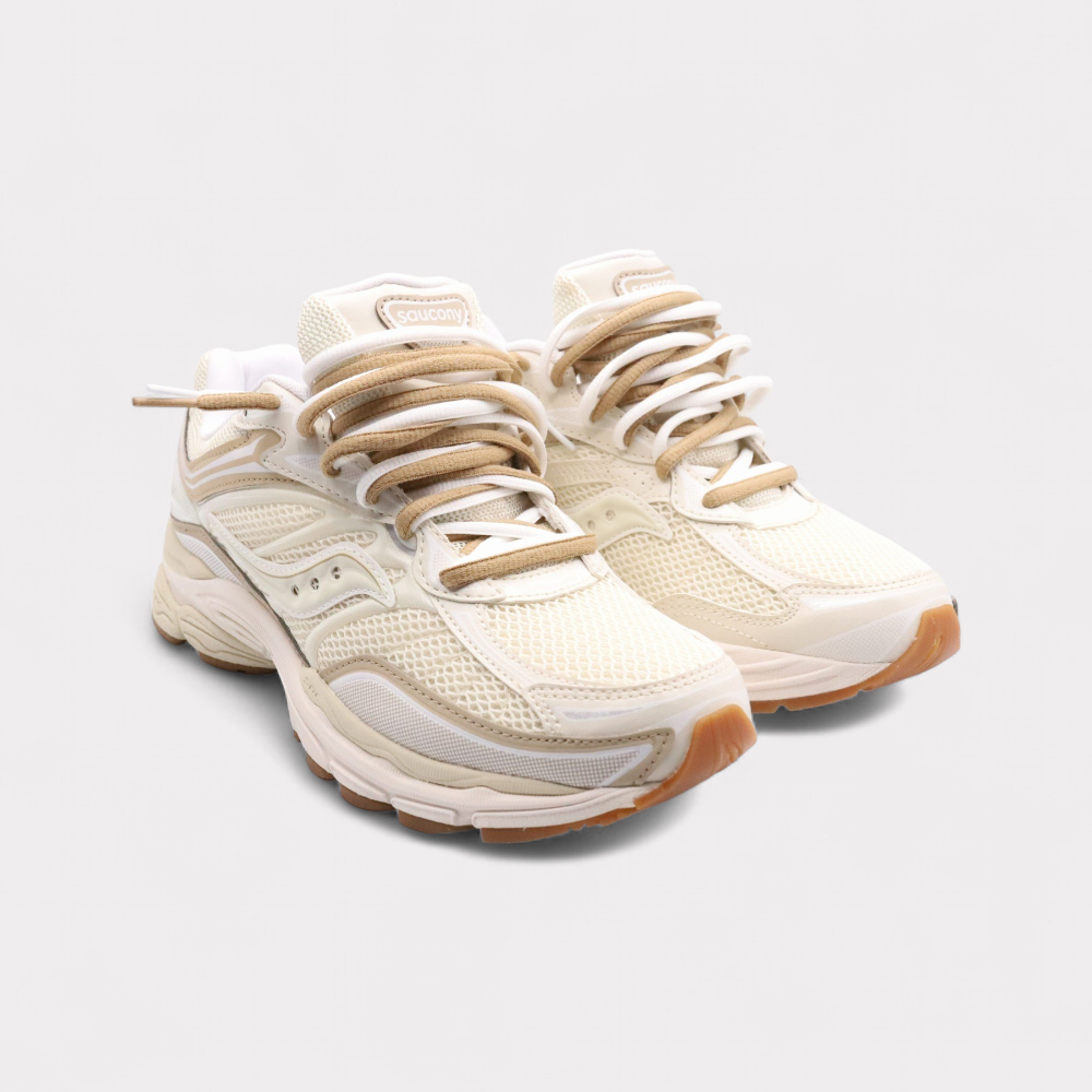 Saucony Progrid Omni 9 Beige - Dubbel Veters