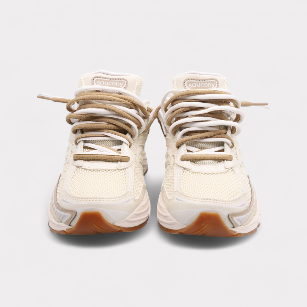 Saucony Progrid Omni 9 Beige - Dubbel Veters