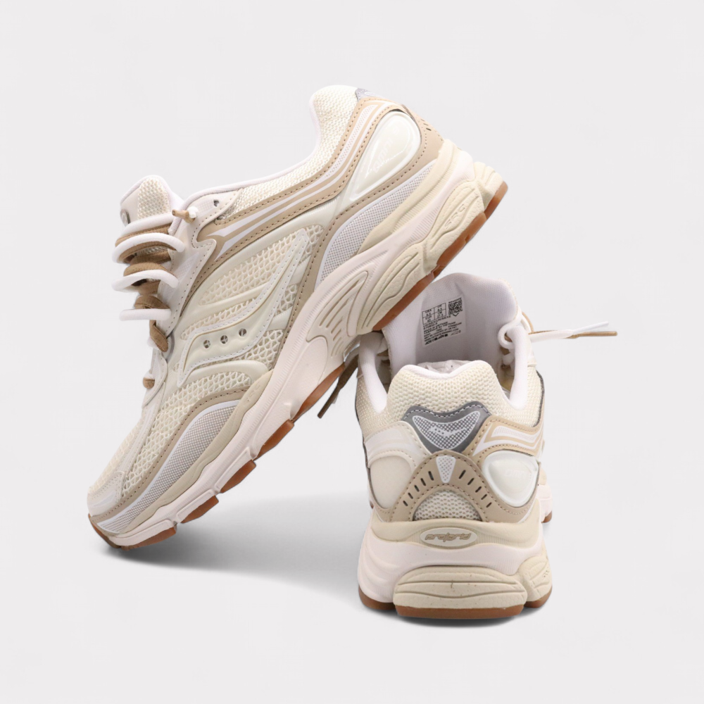 Saucony Progrid Omni 9 Beige - Dubbel Veters