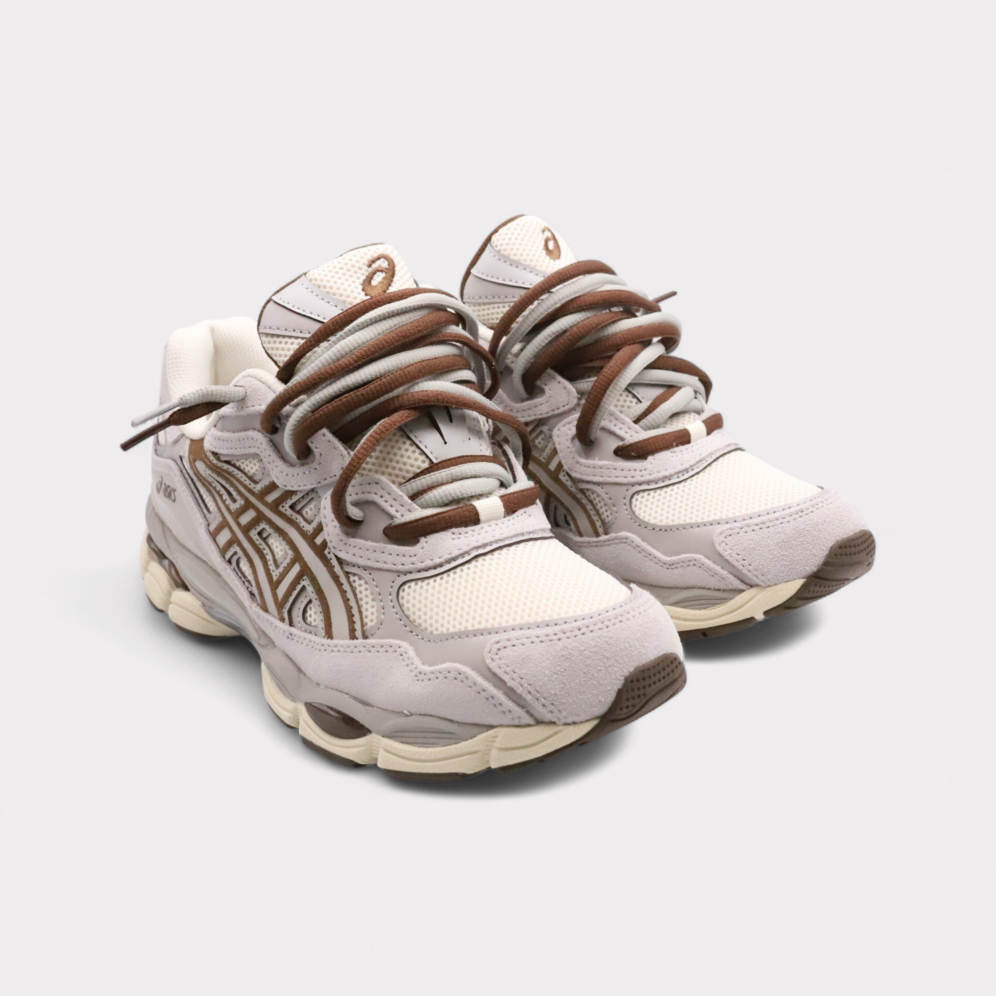 GEL-NYC Crème Cement Grijs - Dubbel Veters