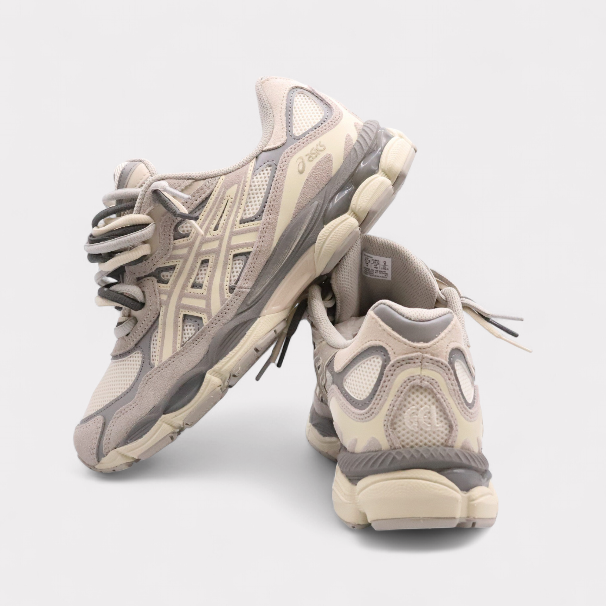 GEL-NYC Oyster Grijs - Triple Veters