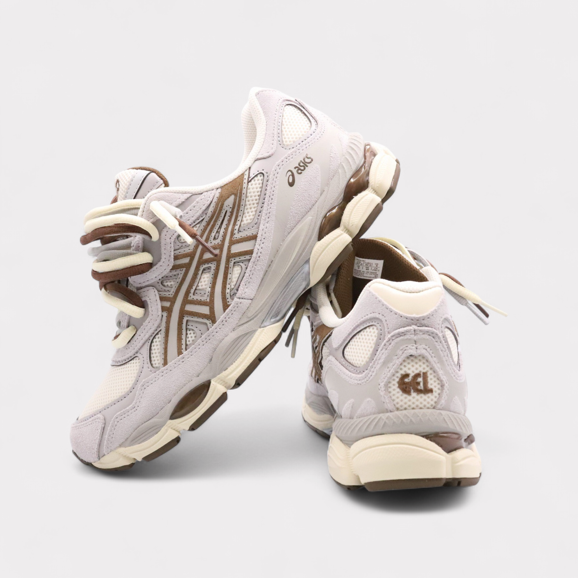 GEL-NYC Crème Cement Grijs - Triple Veters