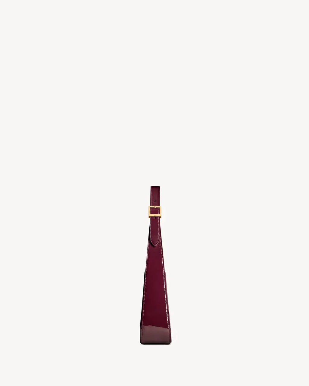 YSL - le 5 met 7 in leer verni Rood