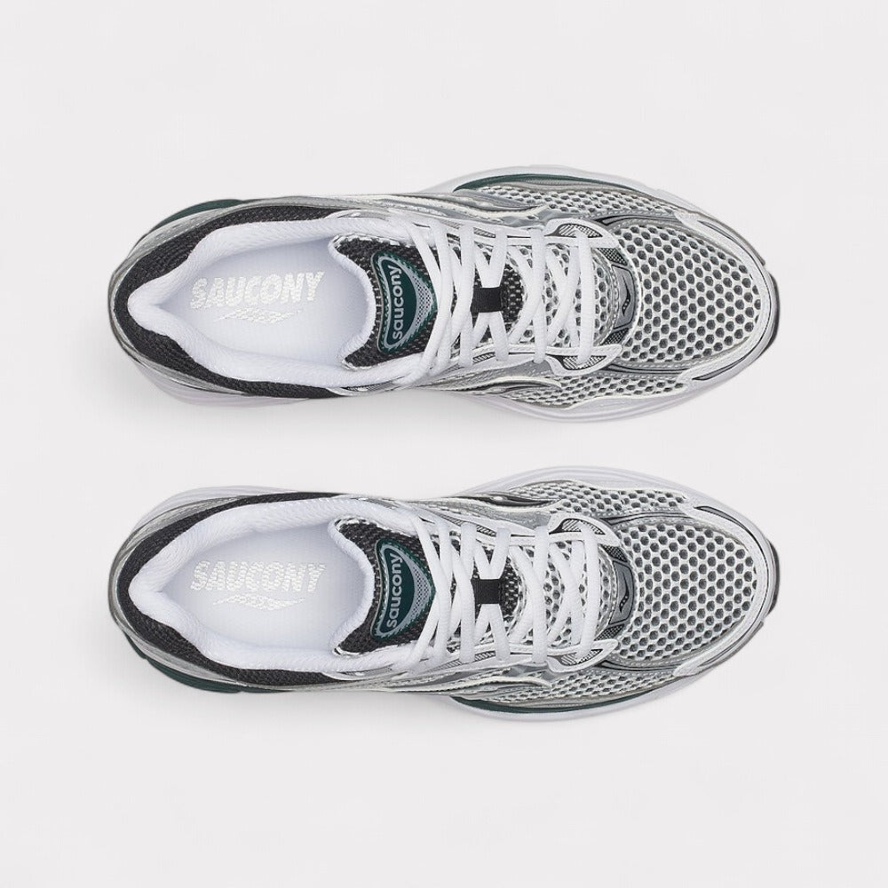 Saucony Progrid Omni 9 - Wit Dennengroen Groen