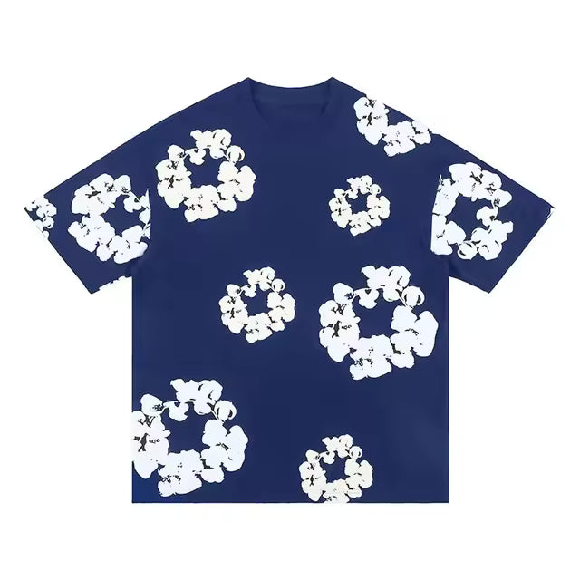 T-Shirt Denim Tears Blauw