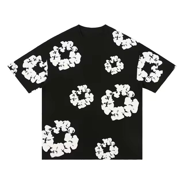 T-Shirt Denim Tears Zwart