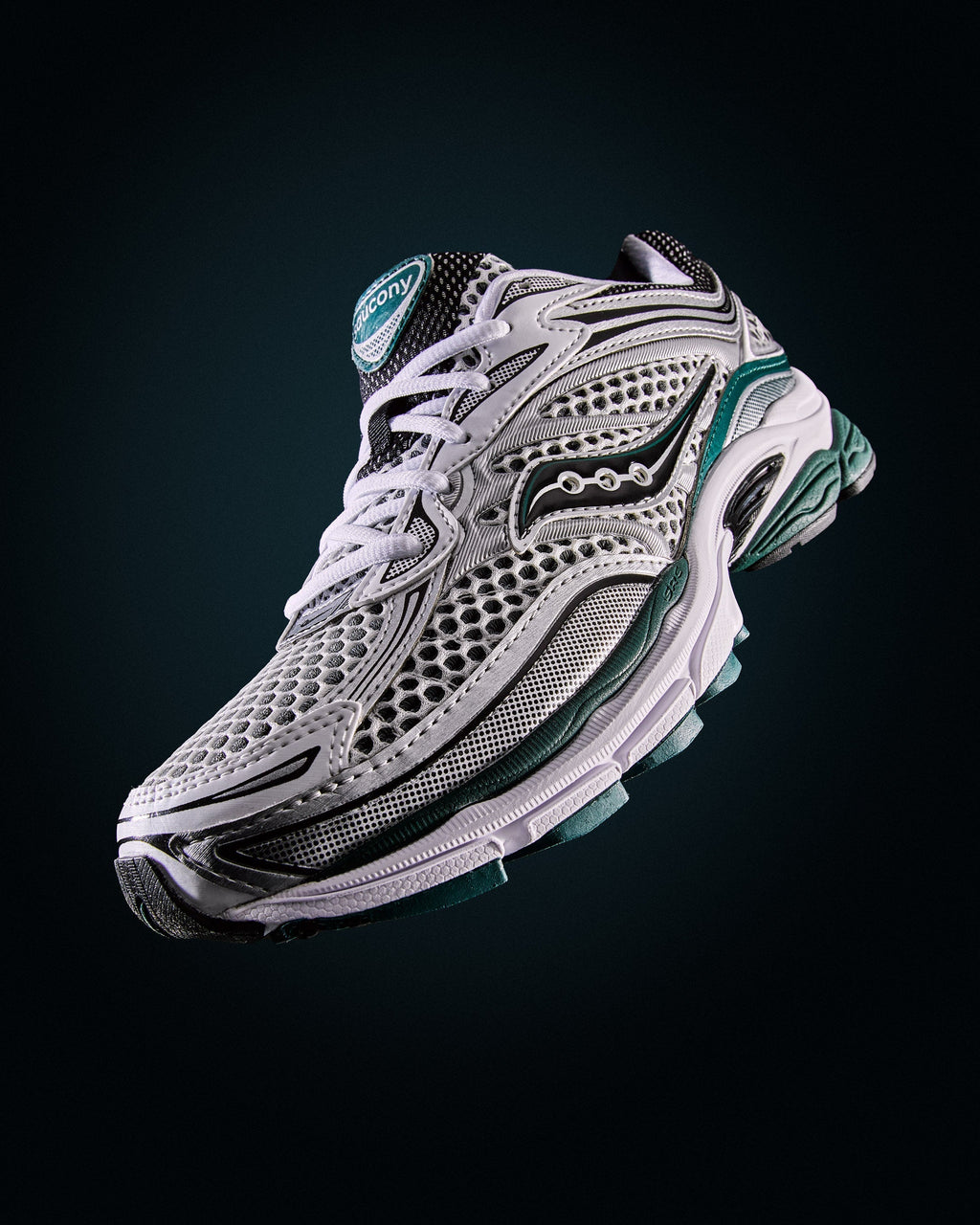 Saucony Progrid Omni 9 - Wit Dennengroen Groen