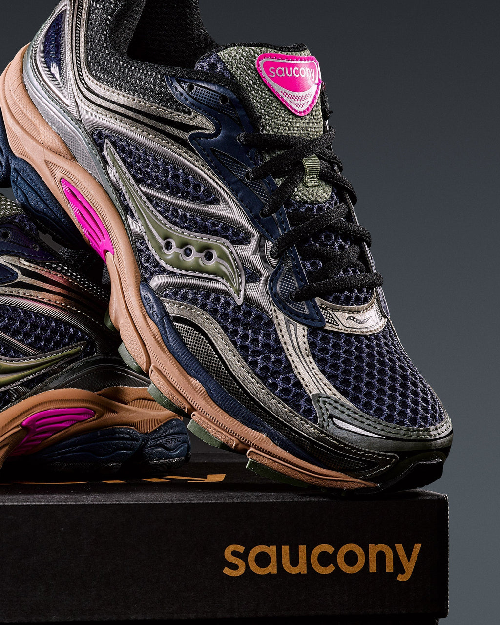 Saucony Progrid Omni 9 - Blauw Brush