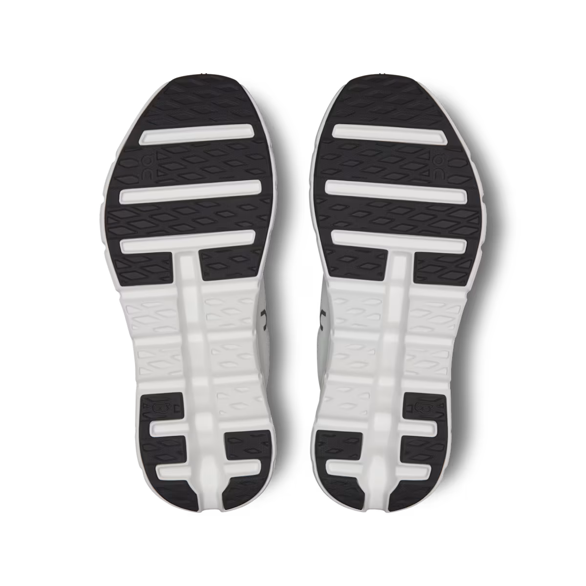 ON Cloud sneaker in zwart en wit