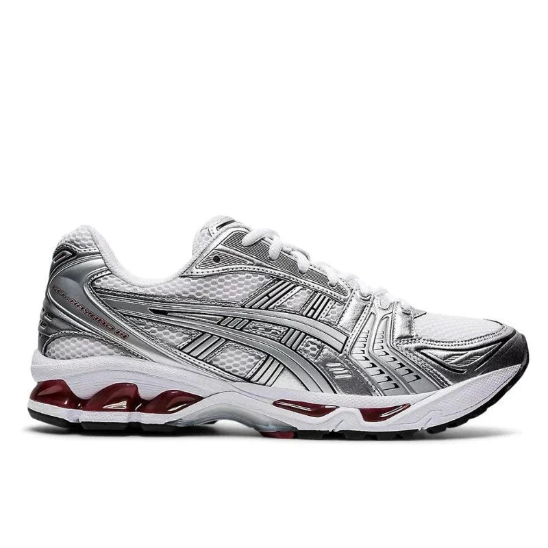 Asics Gel Kayano 14 Zilver En Rood