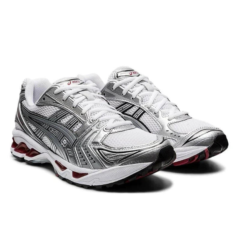 Asics Gel Kayano 14 Zilver En Rood