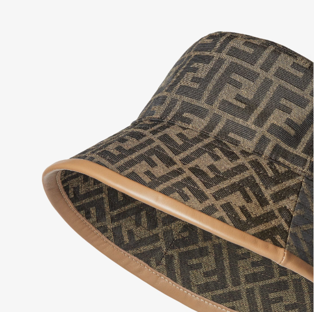 Fendi Chapeau in nylon FF Beige