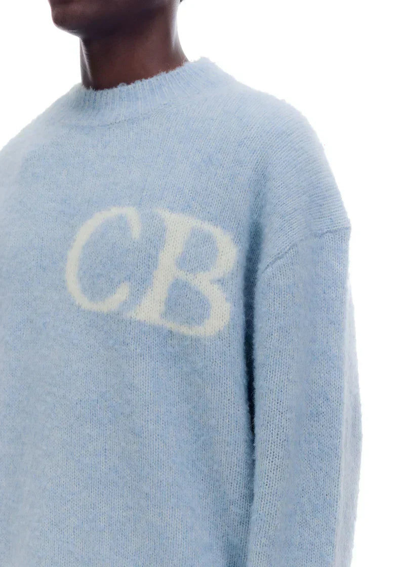 Trui CB Logo Knit Hemelsblauw