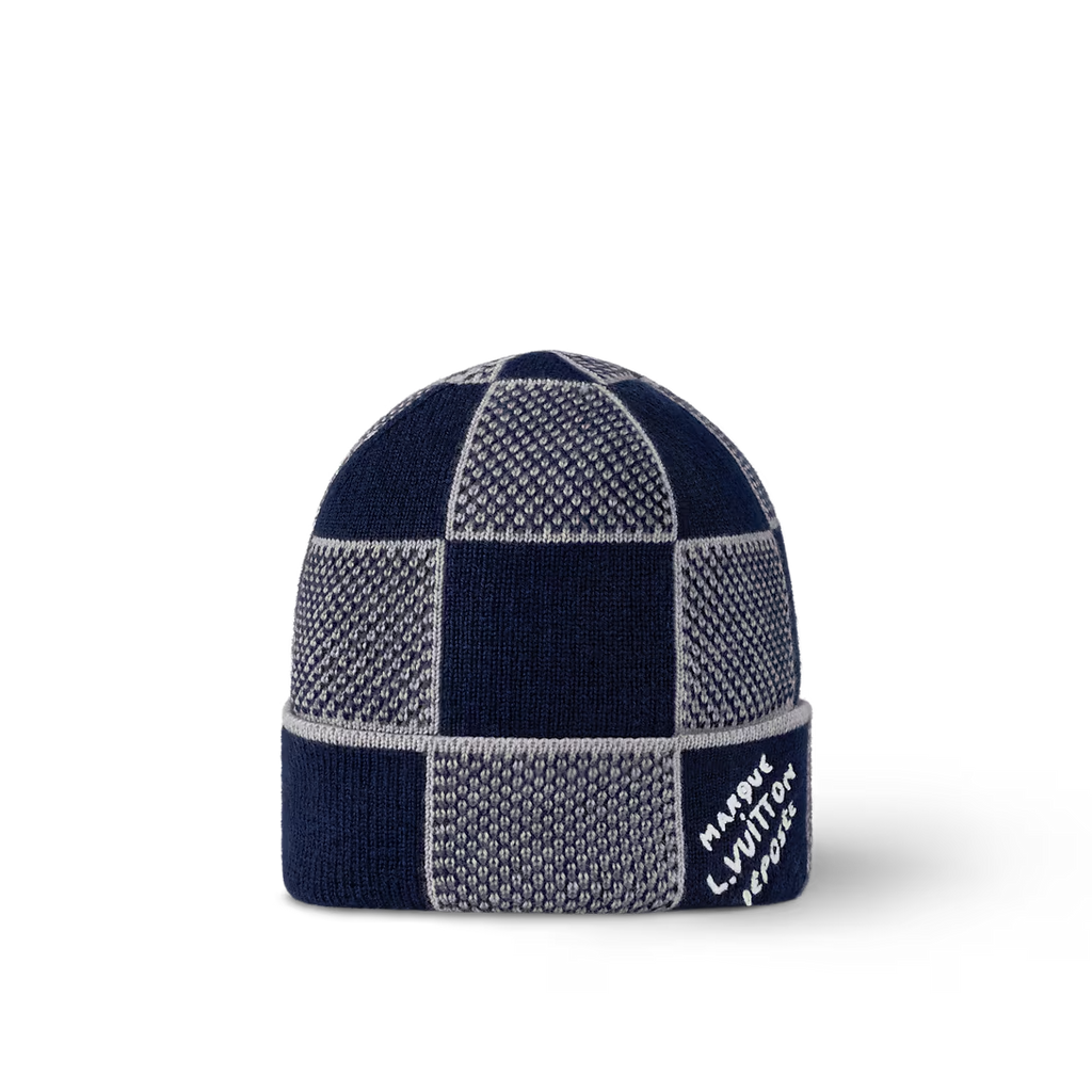 Muts en Sjaal Damier Heritage Blauw
