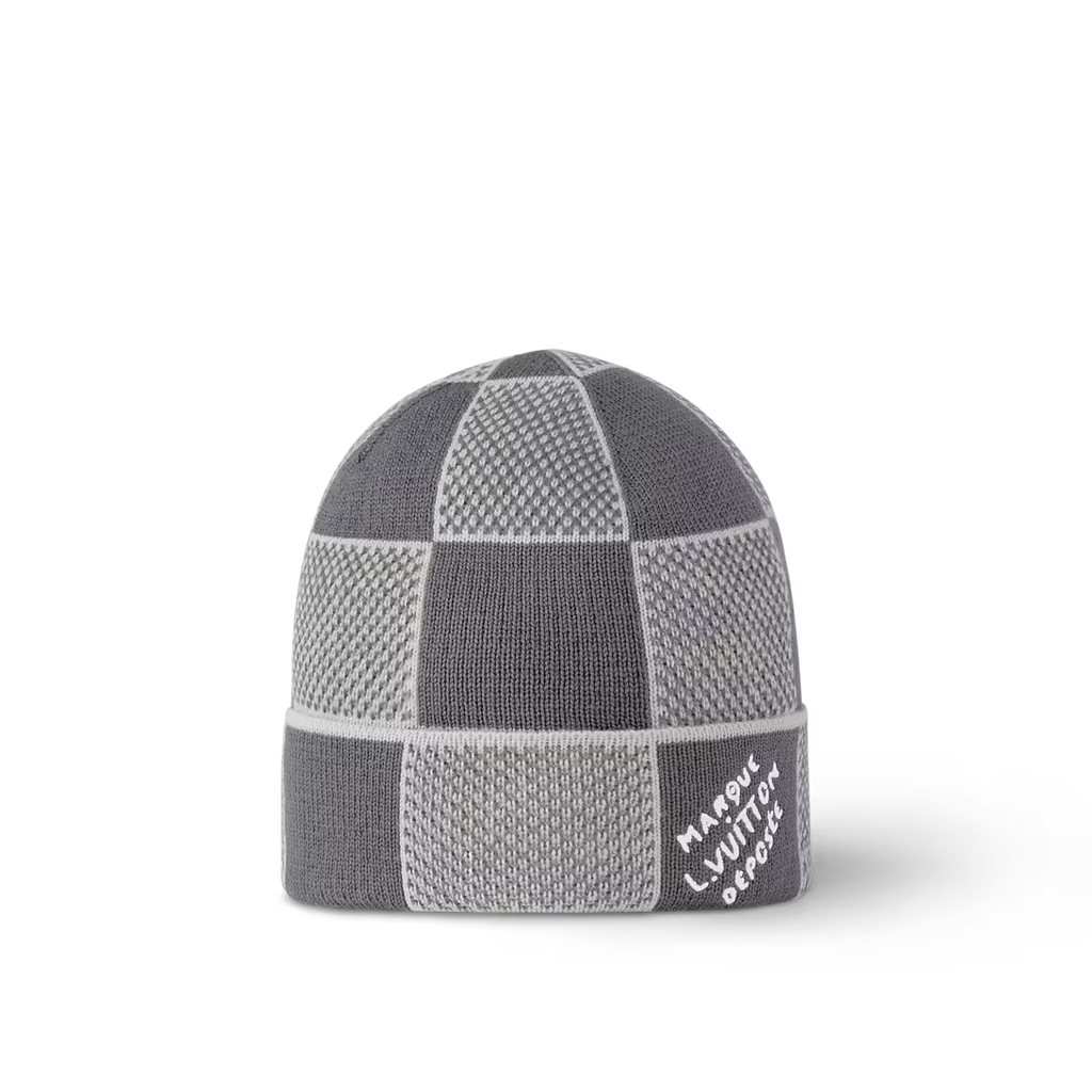 Muts en Sjaal Damier Heritage Grijs