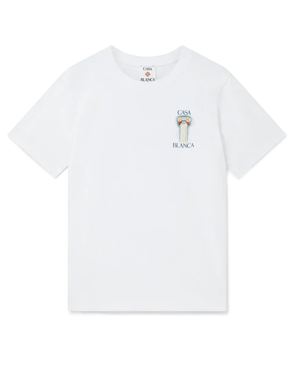 T-Shirt Casablanca La Colonne Wit