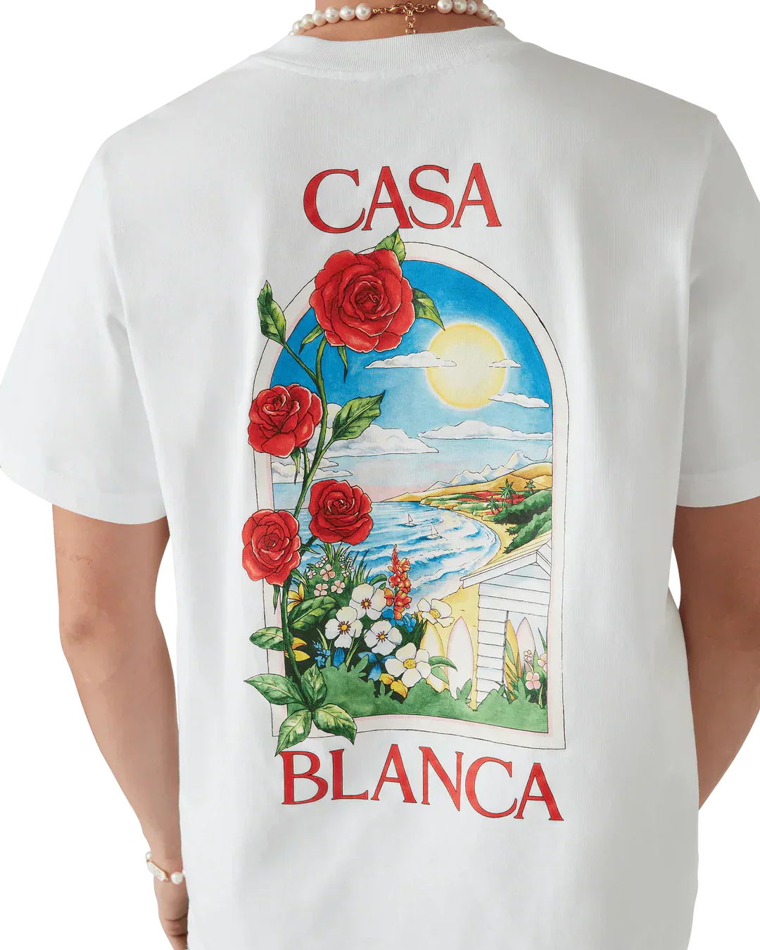 T-Shirt Casablanca LA DAYS Wit
