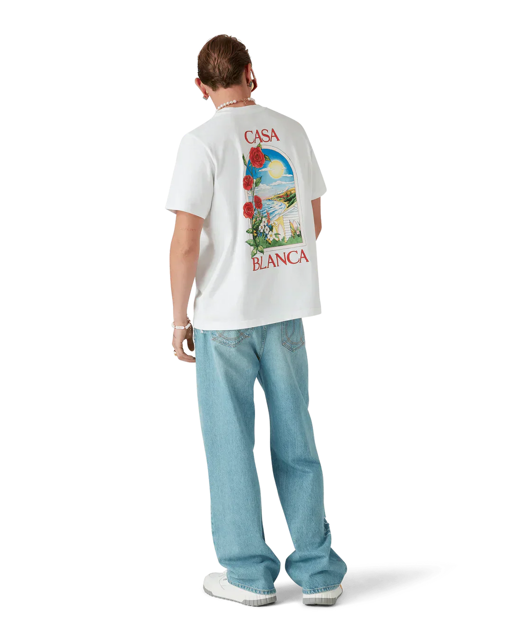 T-Shirt Casablanca LA DAYS Wit