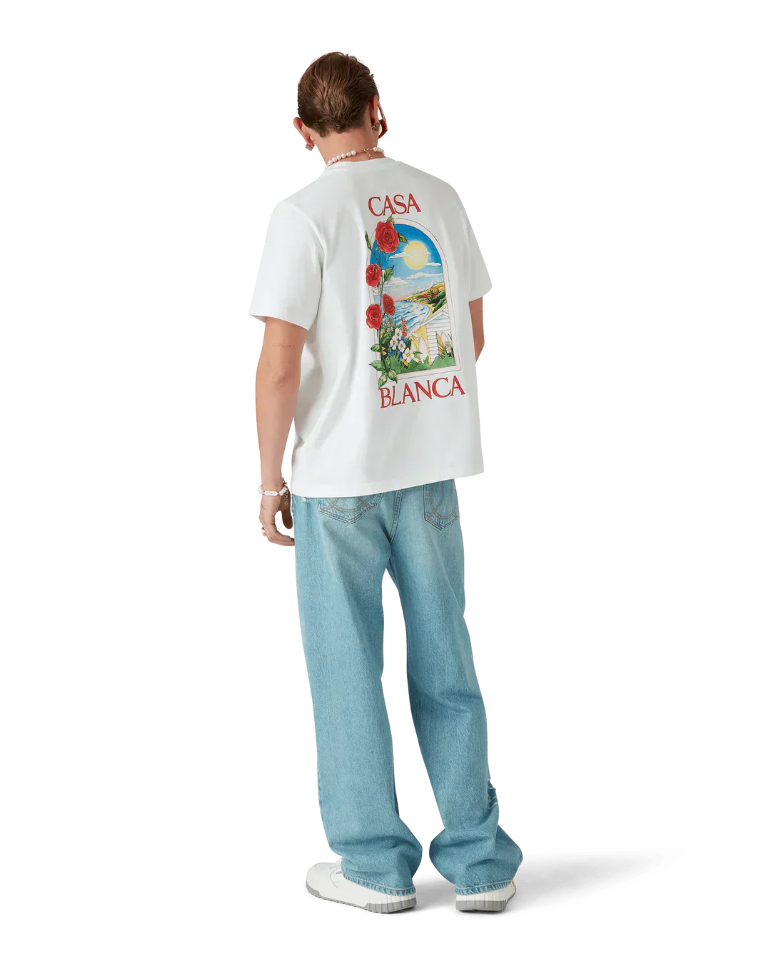 T-Shirt Casablanca LA DAYS Wit