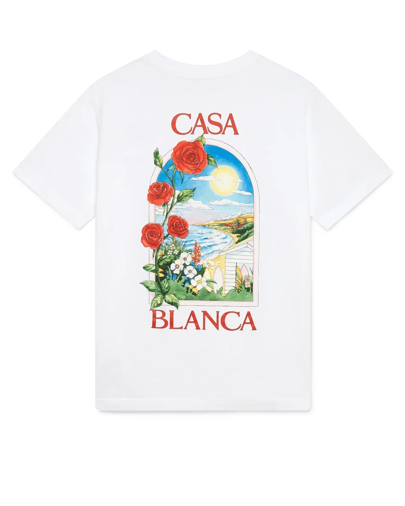T-Shirt Casablanca LA DAYS Wit