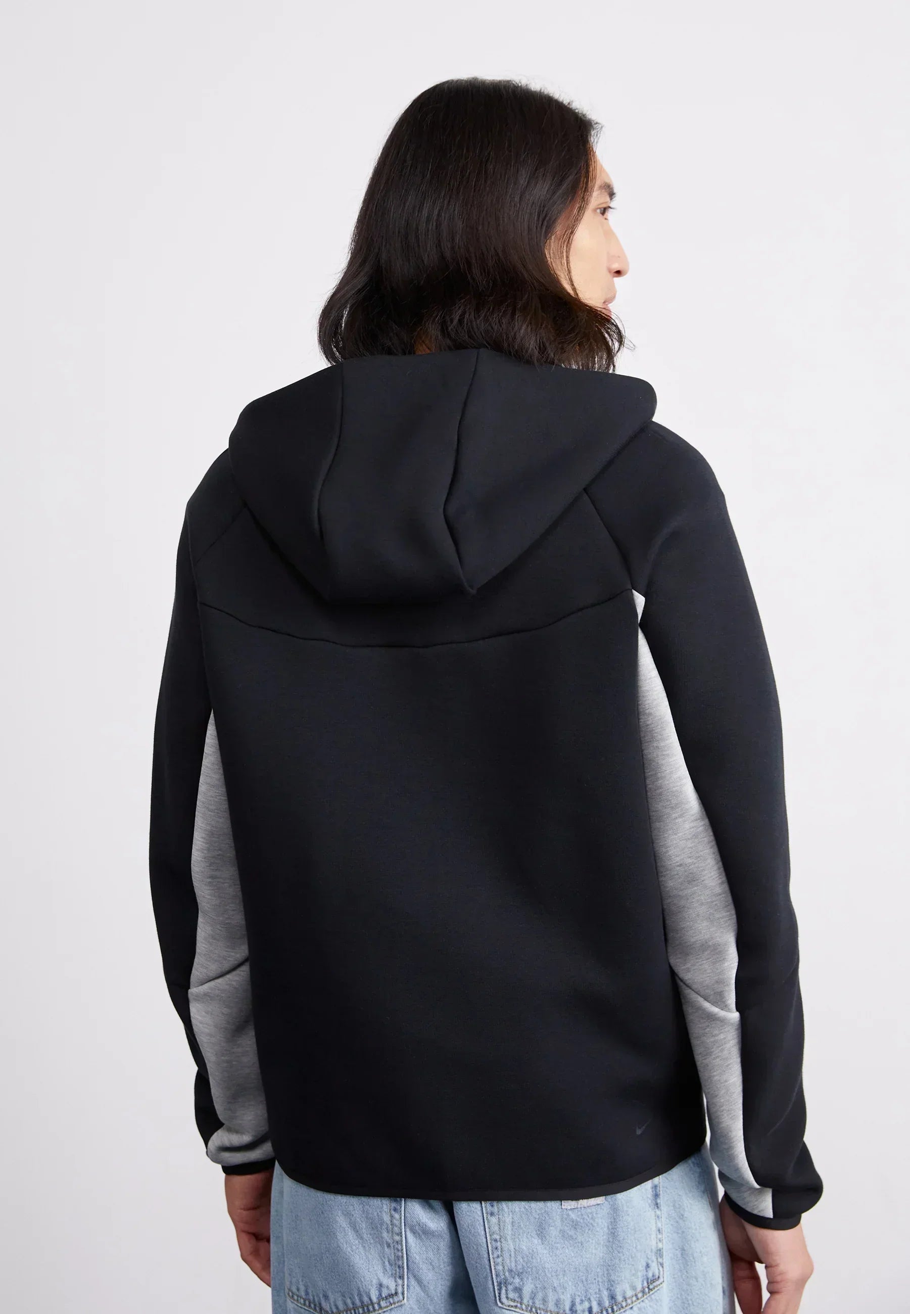 Nike Tech Fleece Rits Zwart En Grijs