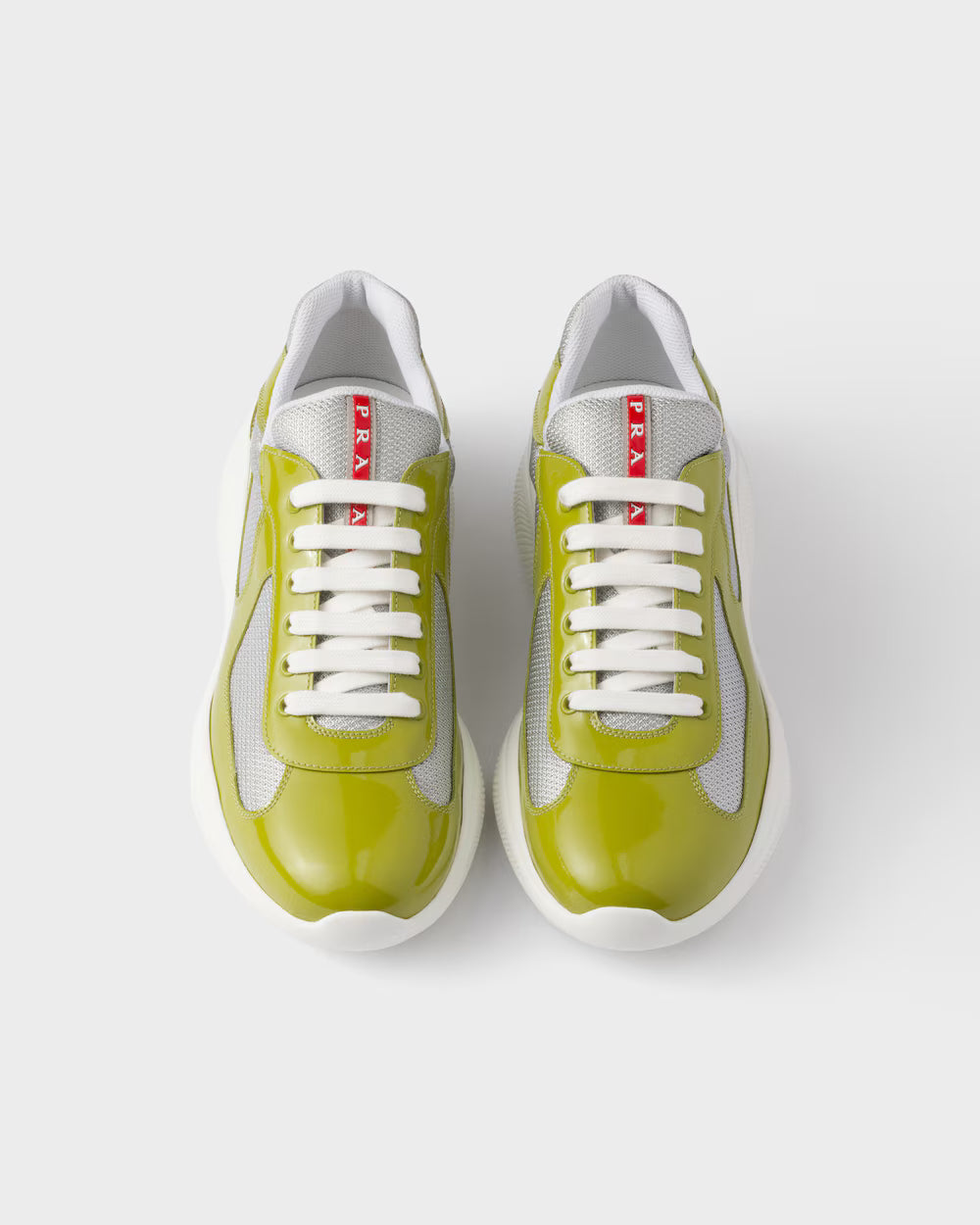 Sneakers Prada America’s Cup Groen Gazon