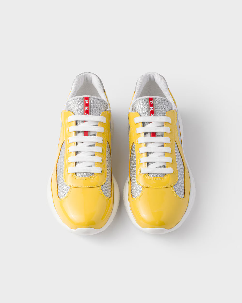 Sneakers Prada America’s Cup Geel