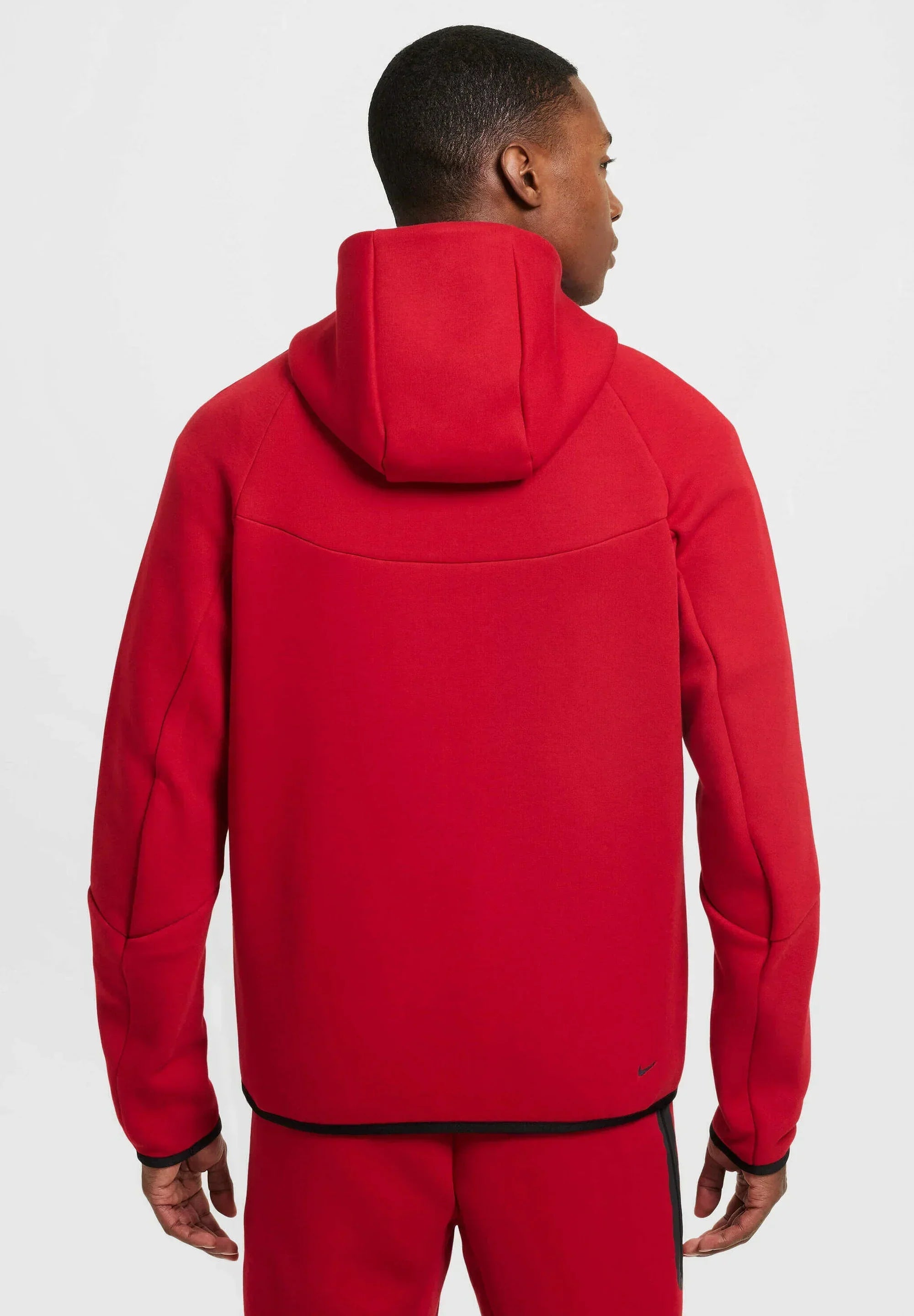 Nike Tech Fleece Rits Rood