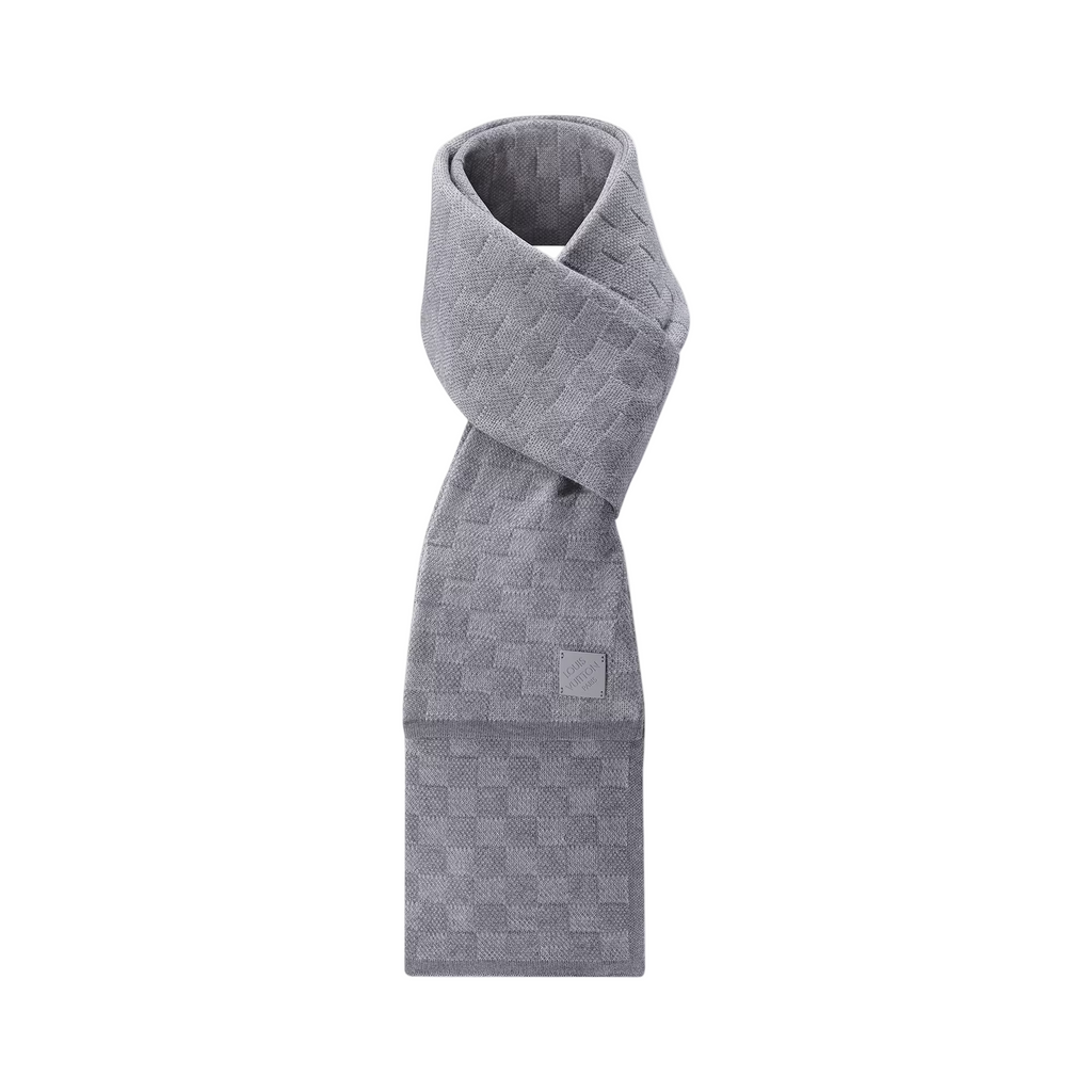 Muts en Sjaal Neo Petit Damier Grijs