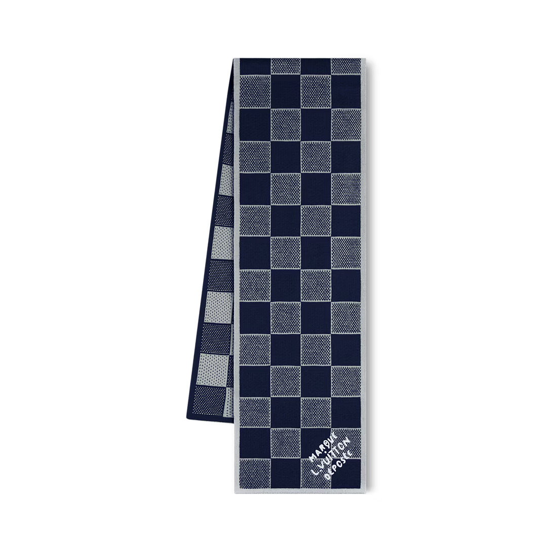 Muts en Sjaal Damier Heritage Blauw