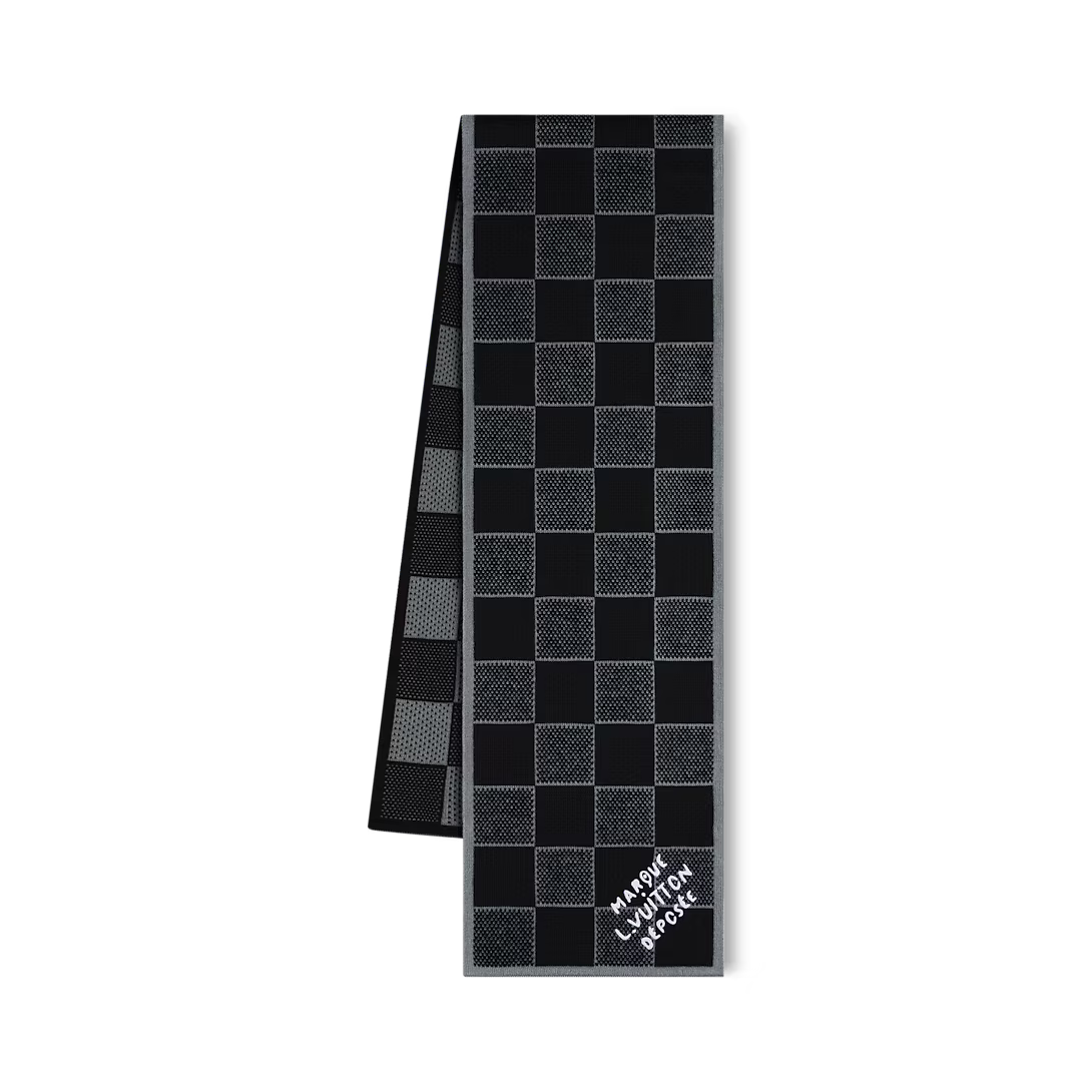 Muts en Sjaal Damier Heritage Zwart