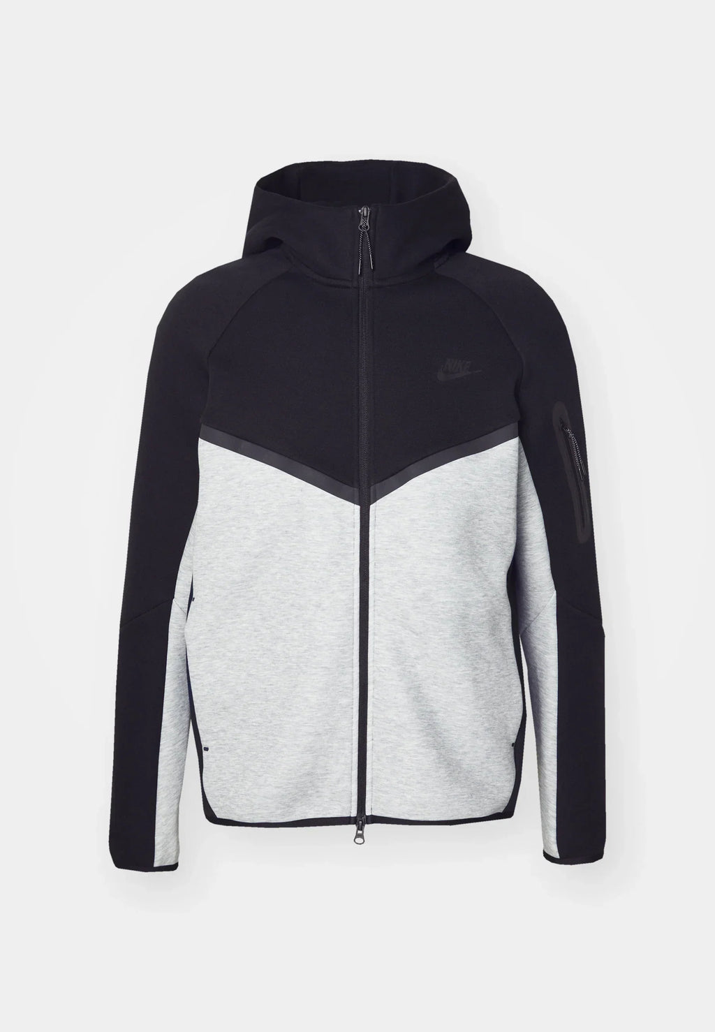 Nike Tech Fleece Rits Zwart En Grijs