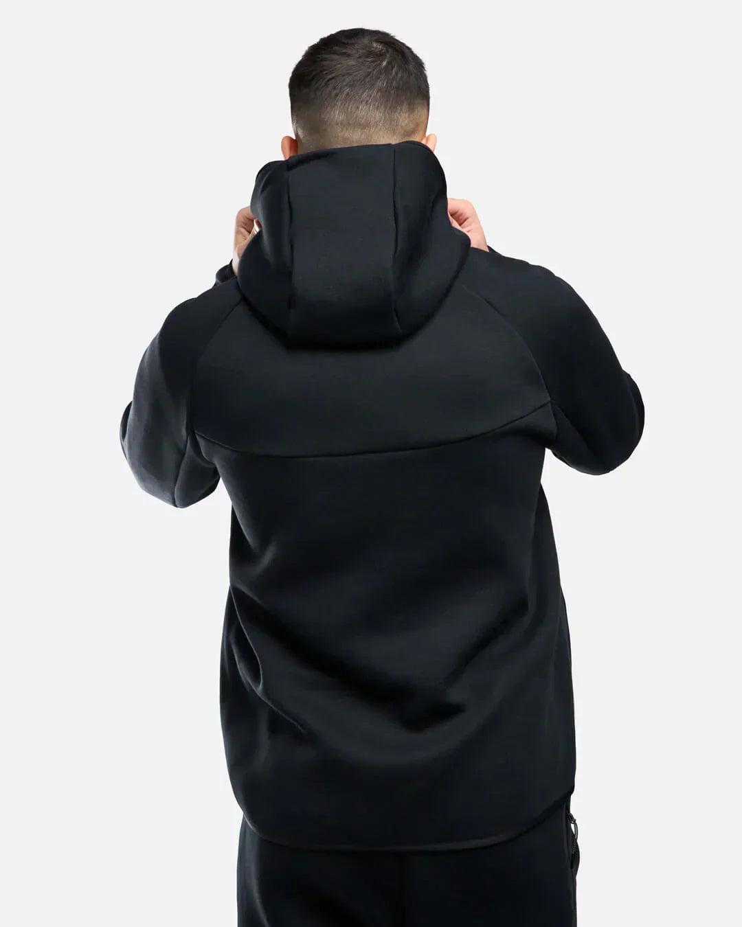 Nike Tech Fleece Rits Zwart