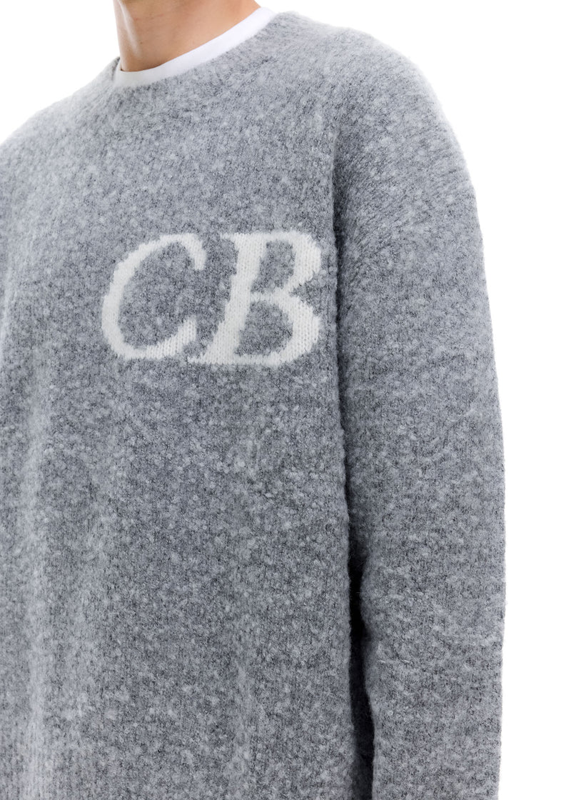 Trui CB Logo Knit Grijs