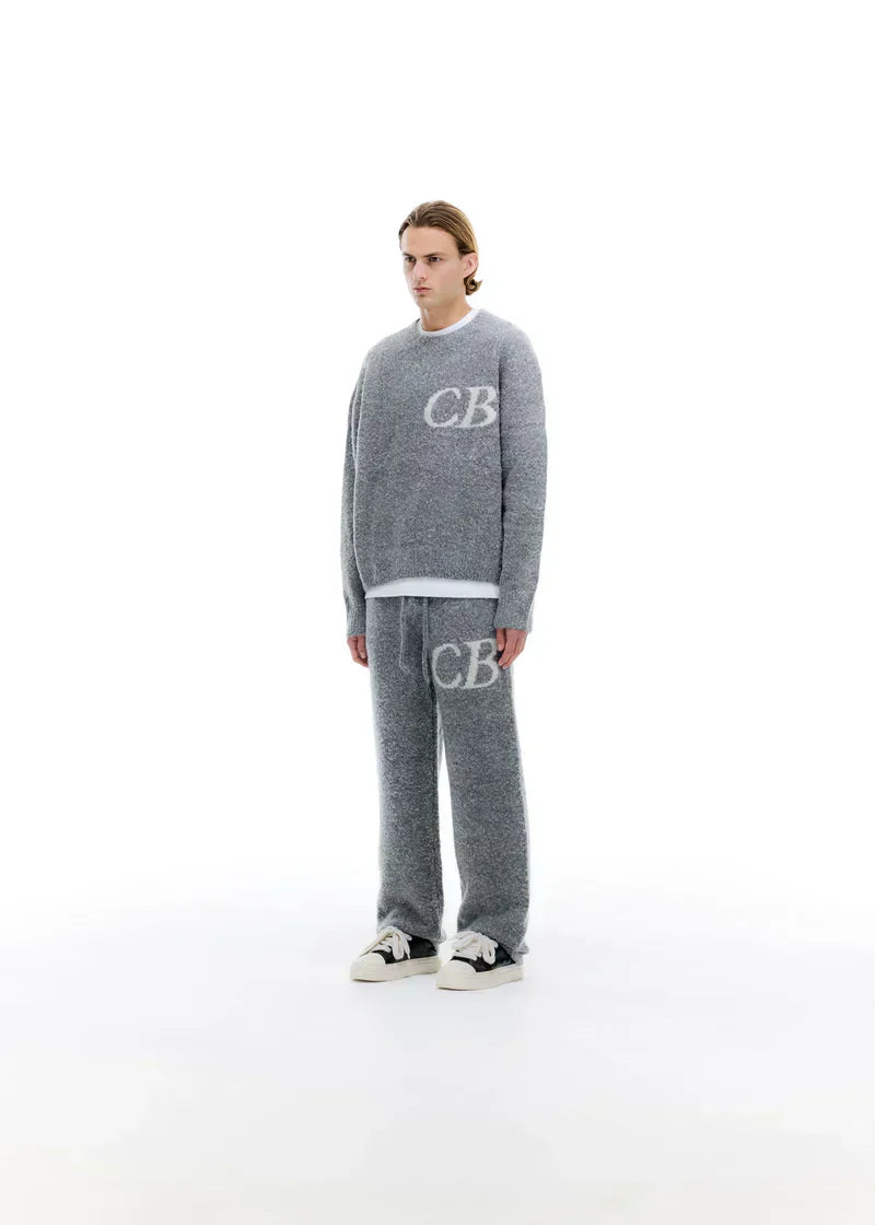 Trui CB Logo Knit Grijs