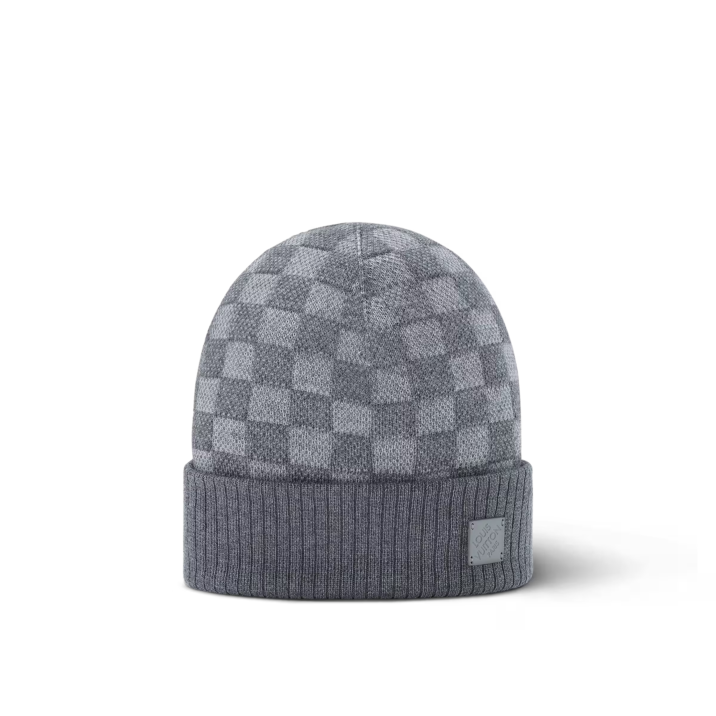 Muts en Sjaal Neo Petit Damier Grijs