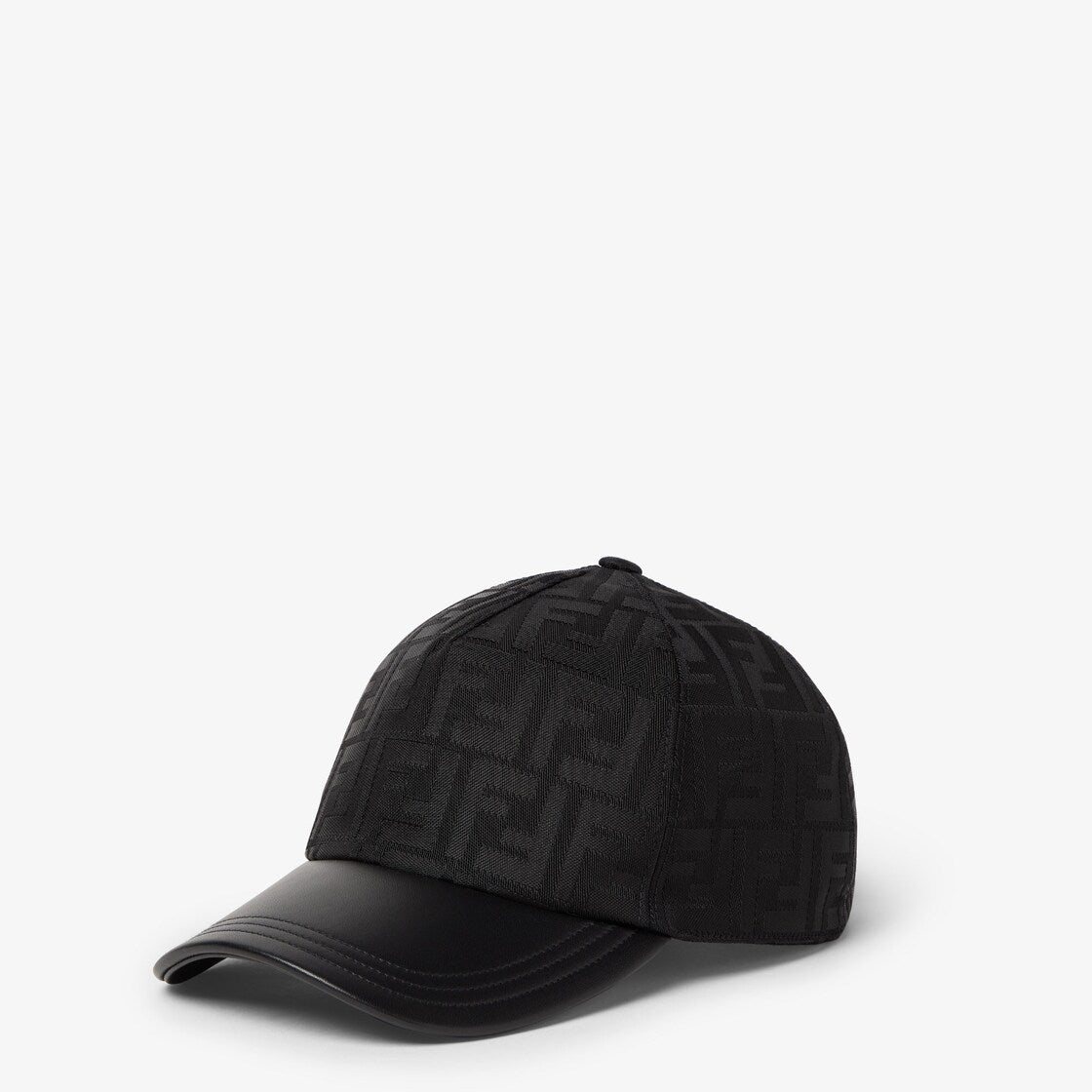 Pet van baseball in nylon FF jacquard zwart