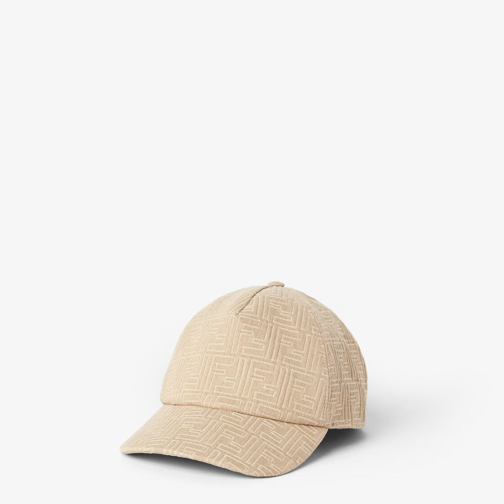 Pet van baseball in katoen FF beige