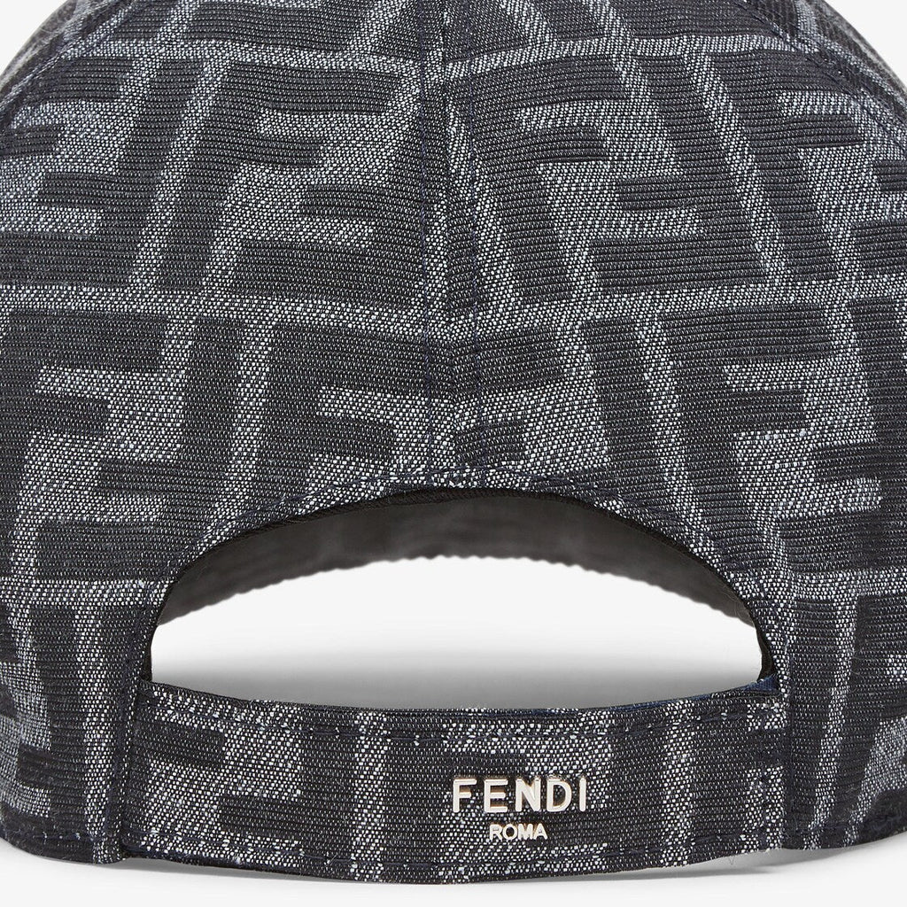 Pet van baseball in jacquard FF Blauw