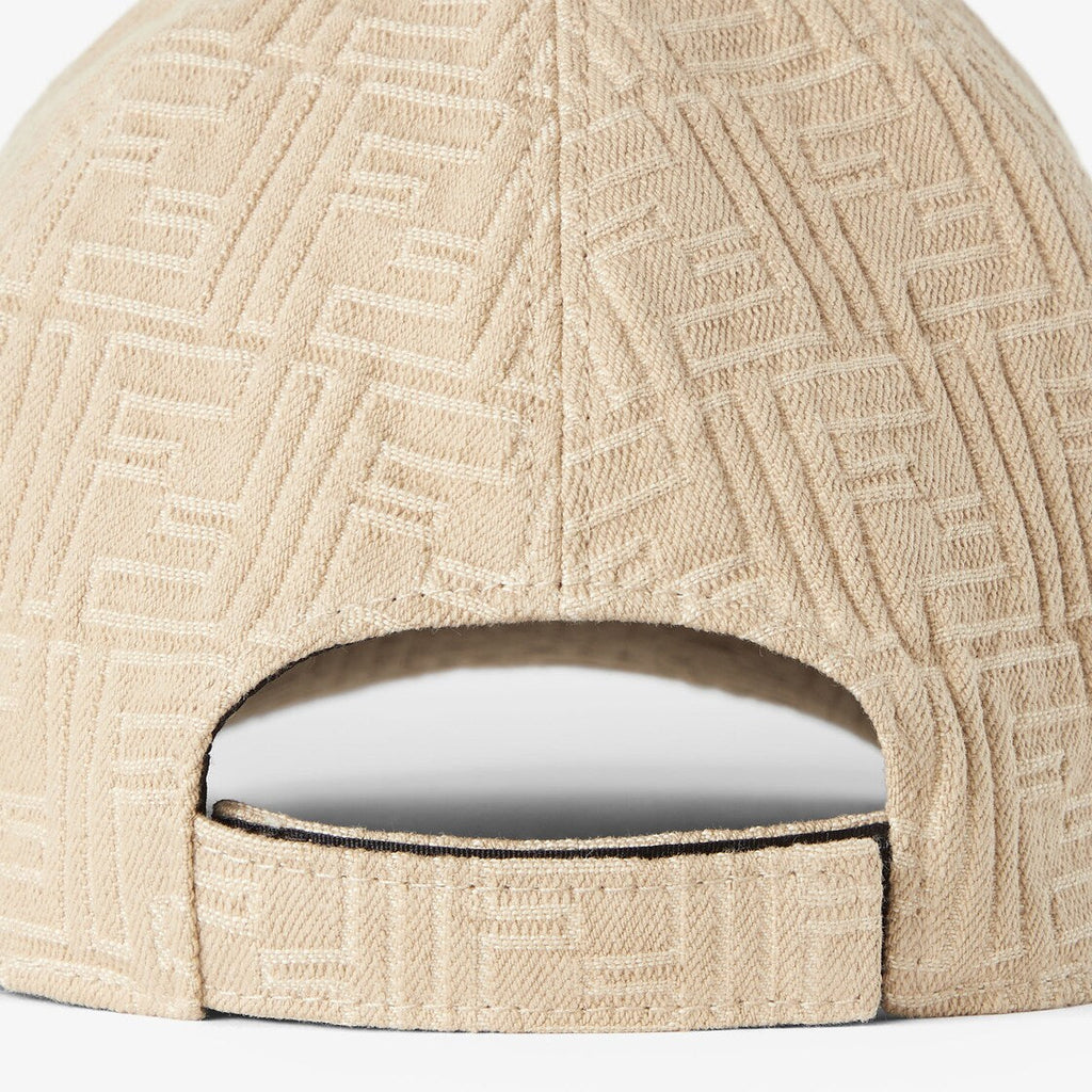 Pet van baseball in katoen FF beige